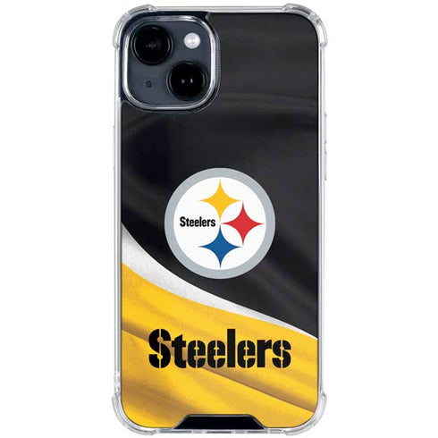 NFL Pittsburgh Steelers iPhone 15 Clear Case
